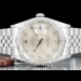 Rolex Datejust 36 Argento Jubilee Silver Lining Diamonds Dial  16234